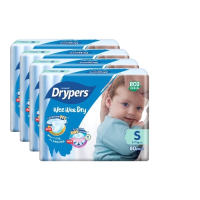 Drypers Eco Green Wee Wee Dry Disposable Diaper Size S 4 x 80s (Mega 4 Pack)